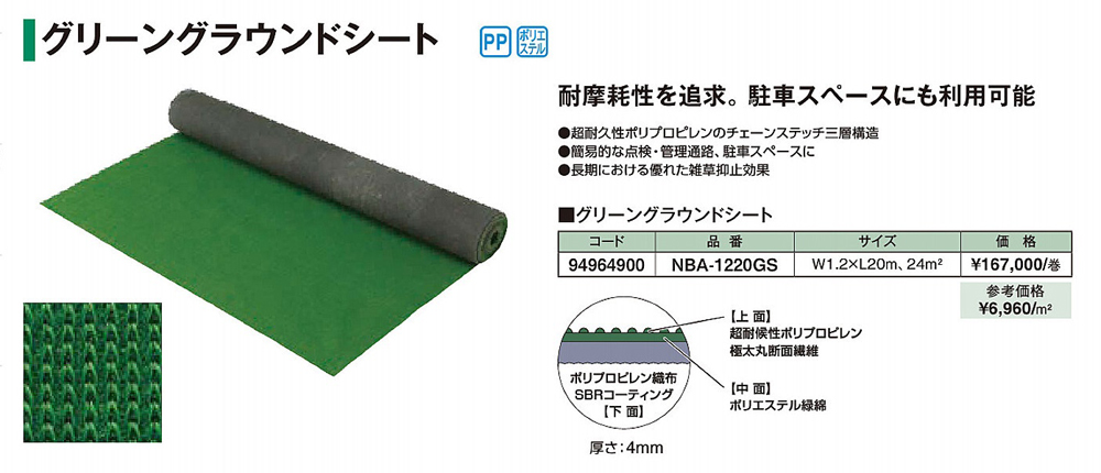 造園資材・庭木・卸販売：グリーングラウンドシート