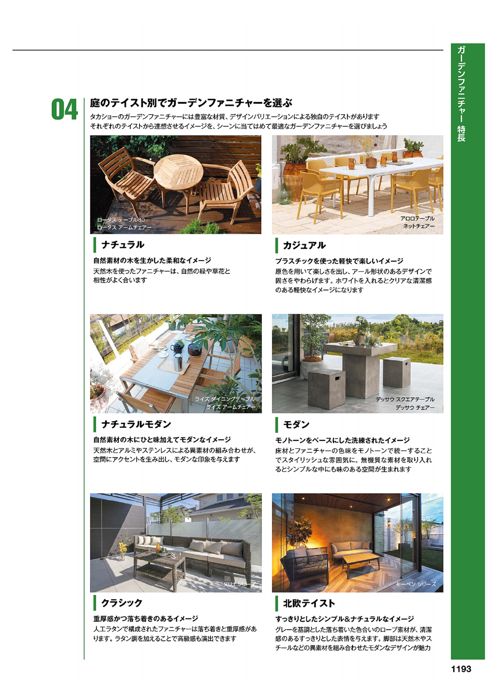 造園資材・庭木・卸販売：ガーデンファニチャー