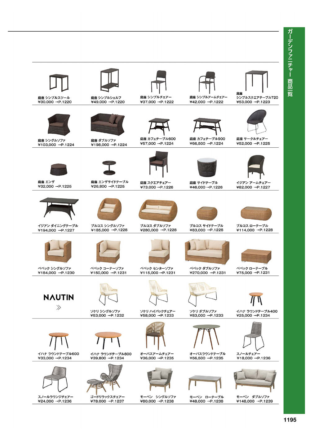 造園資材・庭木・卸販売：ガーデンファニチャー